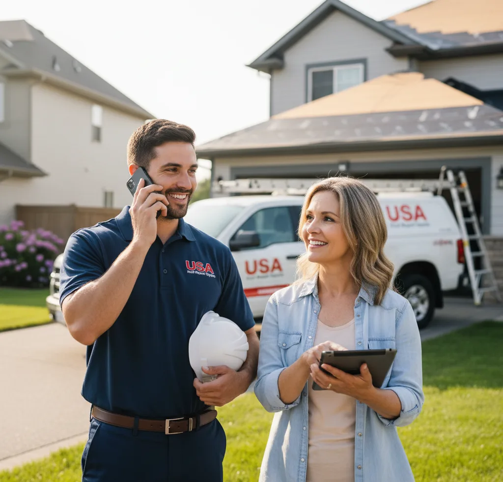 USA Roof Repair Experts customer support in Elkhorn